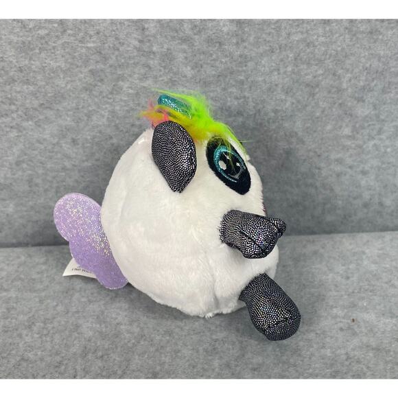 Sparkle Heart Surprise Panda 4" Plush Stuffed Animal RainBocoRns May series 2 - Picture 4 of 4